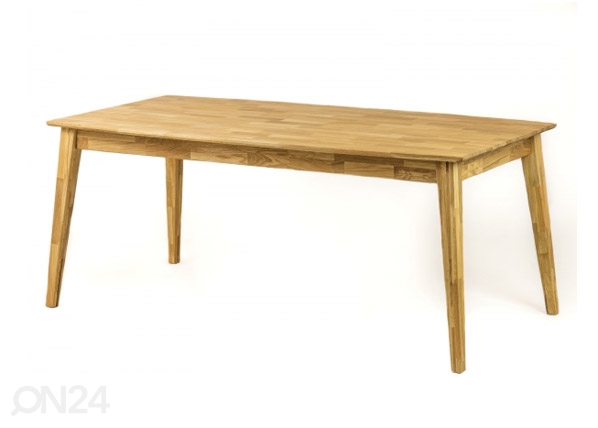 Обеденный стол из массива дуба 180x90 cm