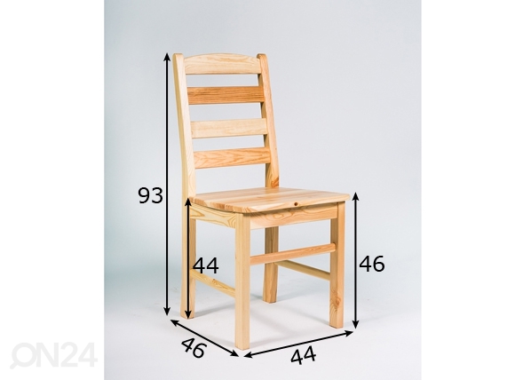 Обеденный стул Aimar размеры