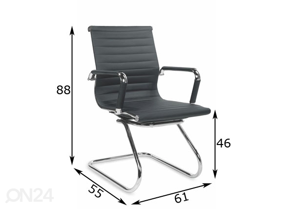 Обеденный стул Prestige размеры