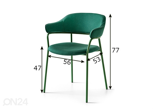 Обеденный стул Signorina размеры
