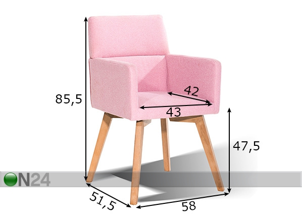 Обеденный стул Sit размеры