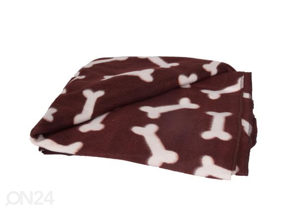 Одеяло для собак 150x130 см, коричневое