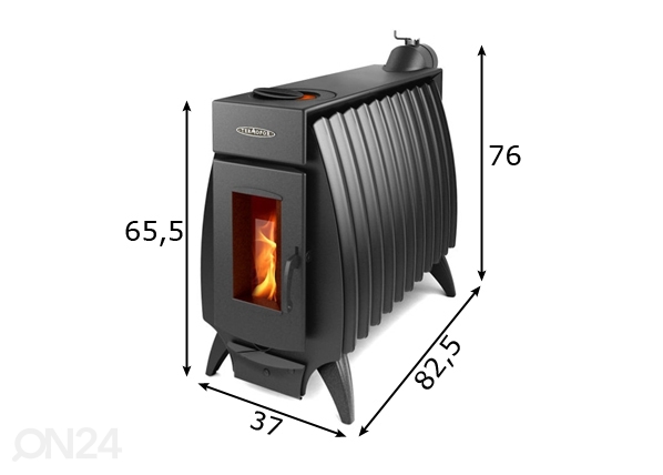 Отопительная печь Battery Fire 11 размеры