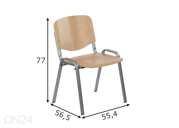 Офисные стулья 2 шт размеры