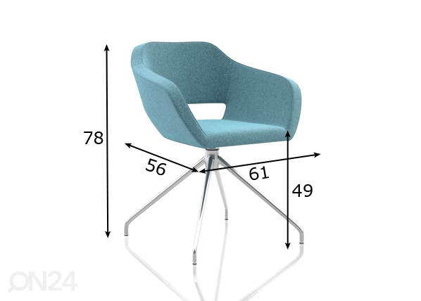 Офисный стул Belen Style размеры