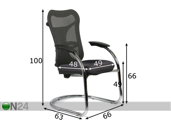 Офисный стул Chairman 426 размеры