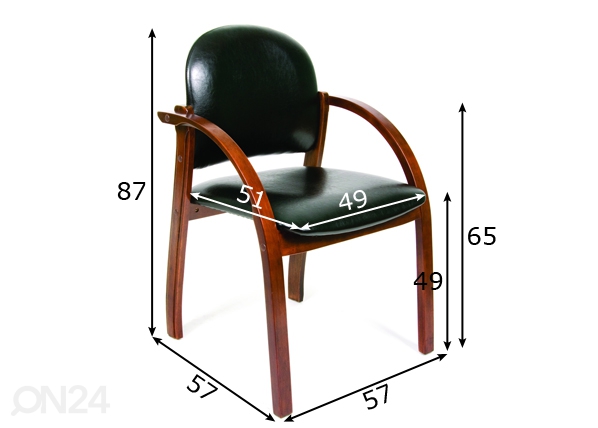 Офисный стул Chairman 659 размеры