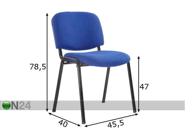 Офисный стул Evita размеры