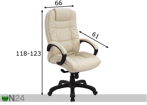 Офисный стул Monterey размеры