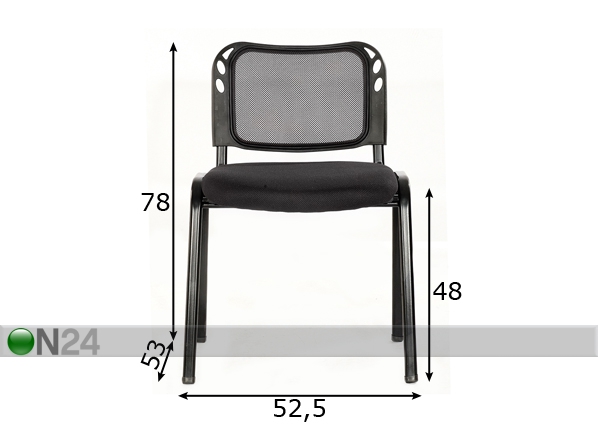 Офисный стул Octavia размеры