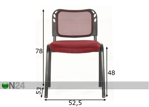 Офисный стул Octavia размеры