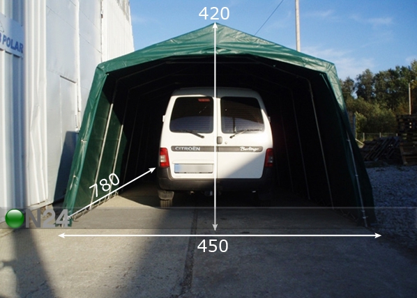 Палатка для автомобиля XXL 450x780 cm размеры