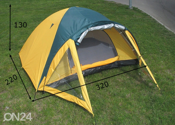 Палатка на 3-4-х человек размеры