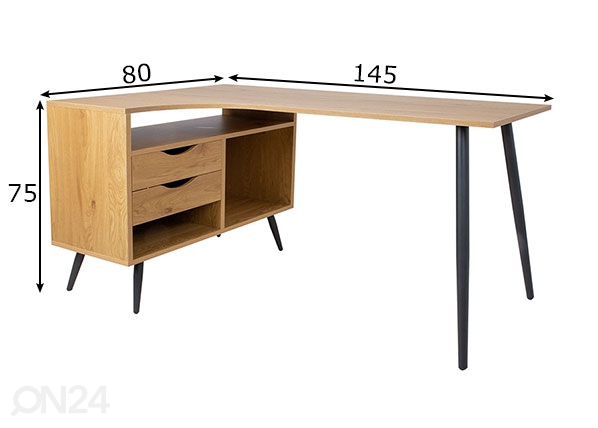 Письменный стол Georgia размеры