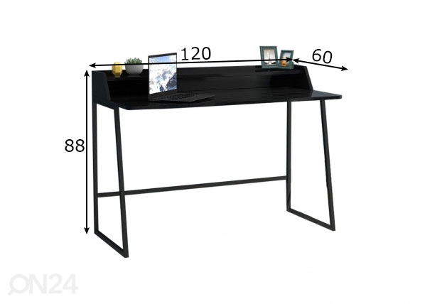 Письменный стол Елена 60x120 см размеры