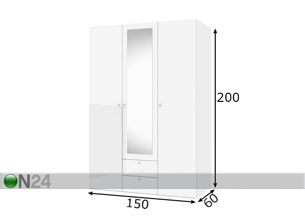 Платяной шкаф Keep h200 cm размеры