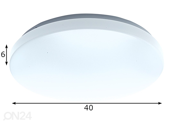 Плафонный светильник 18 Вт LED размеры