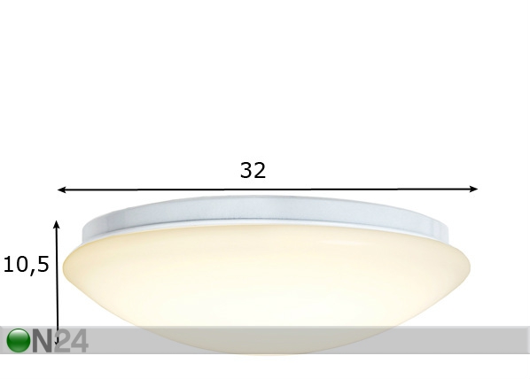 Подвесной LED светильник Ø 32 см размеры