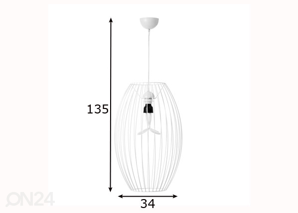 Подвесной светильник Abrantes размеры