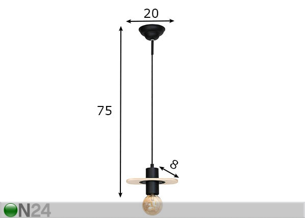 Подвесной светильник Alba I размеры