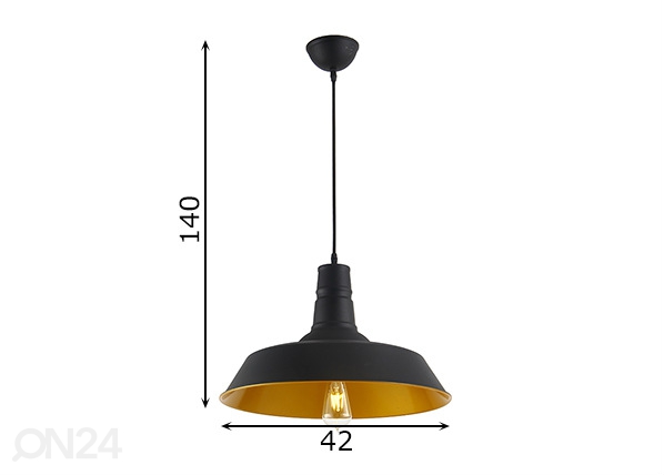 Подвесной светильник Alexis Ø42 cm размеры
