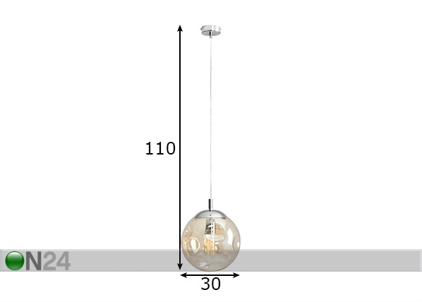 Подвесной светильник Amalfi размеры