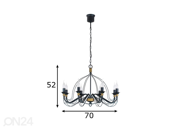 Подвесной светильник Antiik размеры