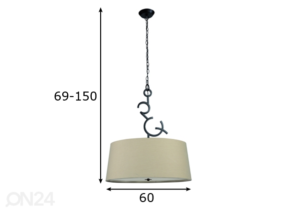 Подвесной светильник Argi размеры