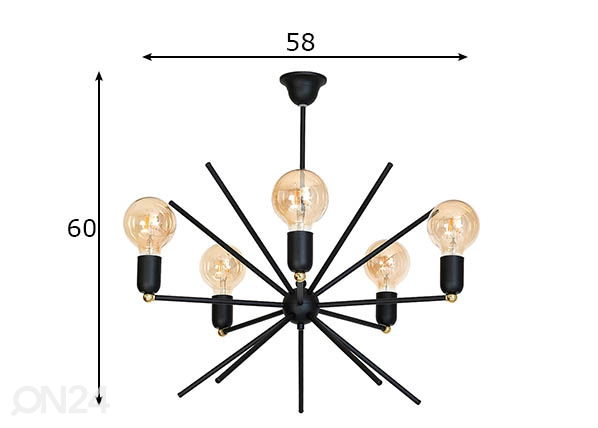Подвесной светильник Astra I размеры