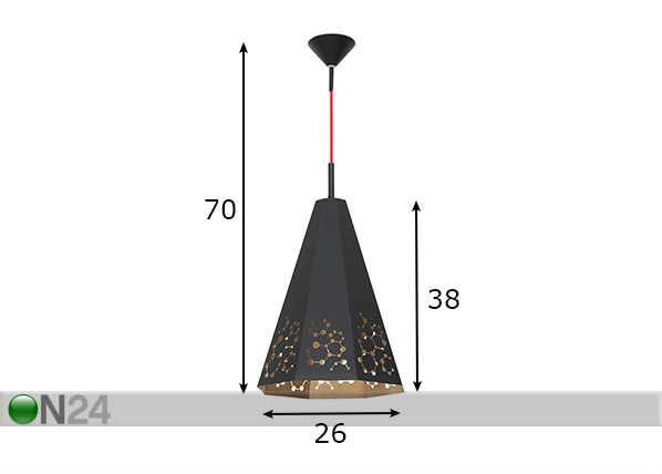 Подвесной светильник Atom размеры