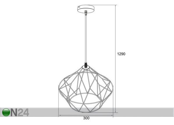 Подвесной светильник Atom размеры