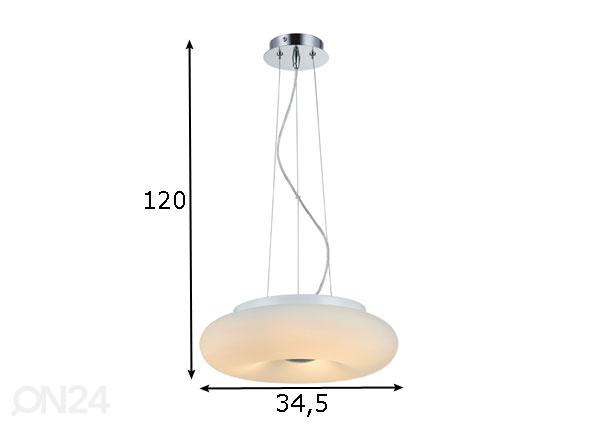 Подвесной светильник Aura размеры