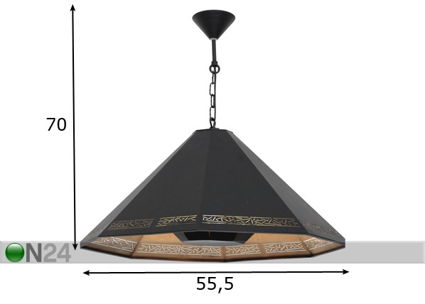 Подвесной светильник Aztek 55 см размеры