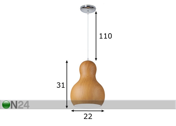 Подвесной светильник Barbapapa размеры