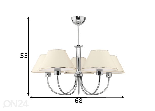 Подвесной светильник Begamo 5 размеры