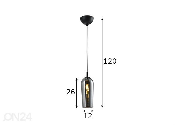 Подвесной светильник Blanca 1 размеры