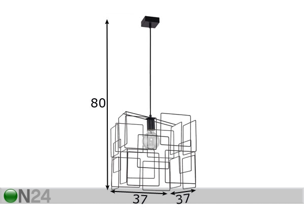 Подвесной светильник Box-2 размеры