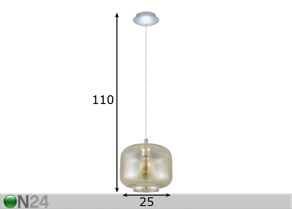Подвесной светильник Brixham размеры