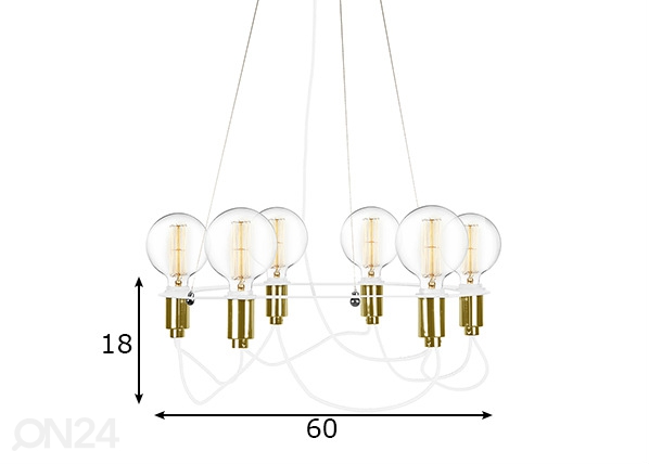 Подвесной светильник Cables размеры