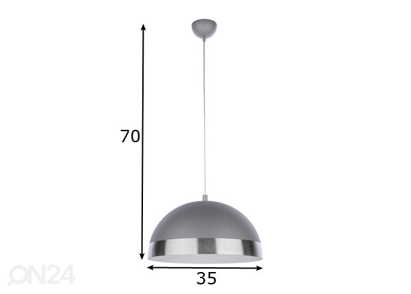 Подвесной светильник Cadil Silver Ø35 см размеры
