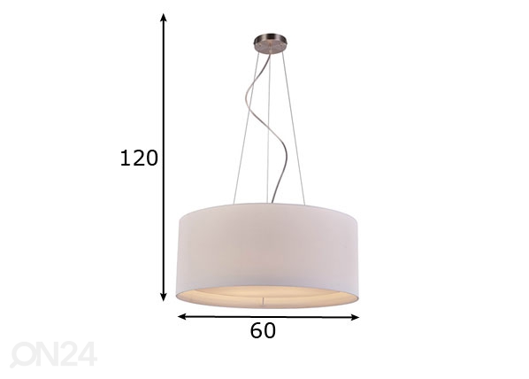 Подвесной светильник Cafe White Ø60 cm размеры