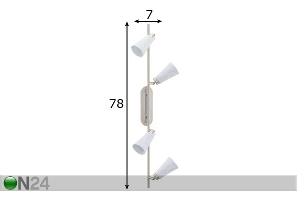 Подвесной светильник Caramella размеры