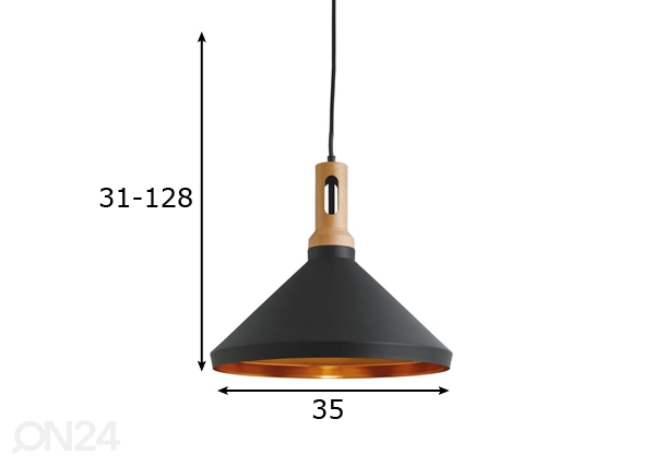 Подвесной светильник Cone размеры