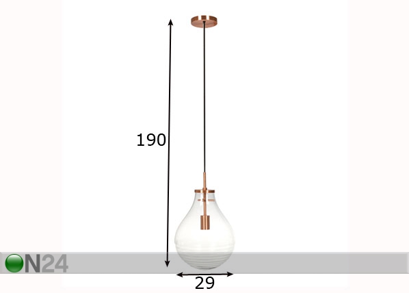 Подвесной светильник Copper размеры