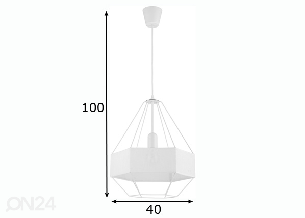 Подвесной светильник Cristal New размеры