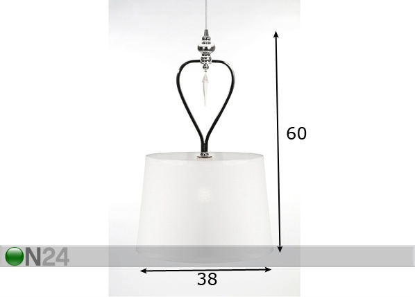 Подвесной светильник Crystal размеры