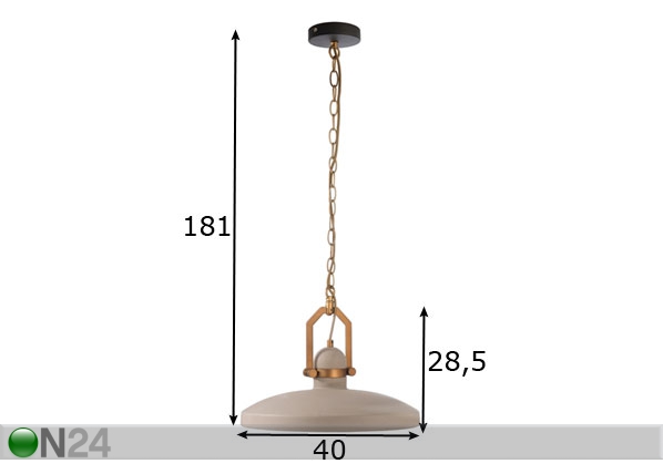 Подвесной светильник Cygni размеры