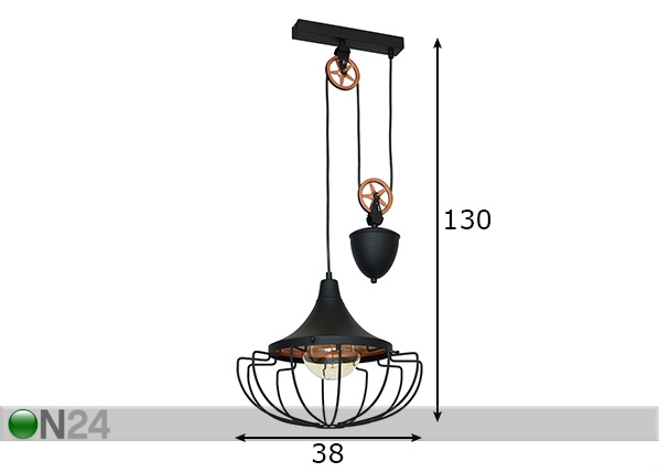 Подвесной светильник Danton II размеры