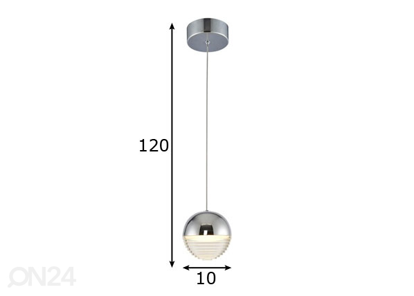 Подвесной светильник Doris LED размеры