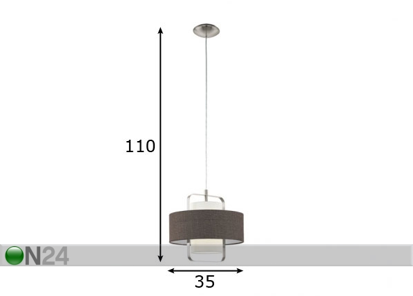 Подвесной светильник Fontao размеры